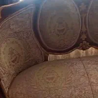 مبل سلطنتی بسیار بسیار تمیز با چوب راش روکش طلایی|مبلمان خانگی و میز عسلی|فردیس, طالقانی|دیوار