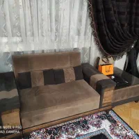 مبل شش نفره با چوب روسی|مبلمان خانگی و میز عسلی|تهران, سلسبیل جنوبی|دیوار