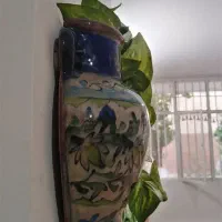 گلدان دیوارکوب  لعابی طرح زیرخاکی  400هزار تومن|صنایع دستی و سایر لوازم تزئینی|دماوند, گیلاوند|دیوار