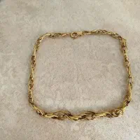 گردنی و نیم ست طلا ، با ۳ درصد