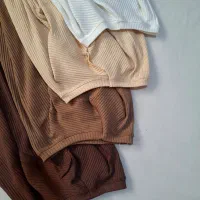 بلوز یقه گرد نخ پنبه کبریتی|لباس|گرگان, |دیوار