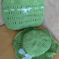 کیف مکرومه، کیف و کلاه رافیا|کیف، کفش، کمربند|قم, چهار مردان|دیوار