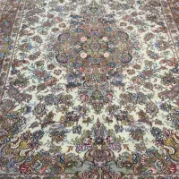 2عدد فرش دستباف ابریشم نو ۹متری