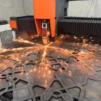 برش لیزر فلزات cnc و وایرکات  ، حکاکی