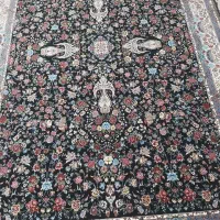 فرش۶متری نو ۲ عددسورمه ای رنگ|فرش|مشکیندشت, |دیوار