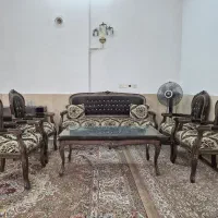 مبل سلطنتی ۷ نفره|مبلمان خانگی و میز عسلی|یزد, |دیوار