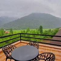 اجاره کلبه سوئیسی لوکس دوخوابه جکوزی دار (کد۵۵)|اجارهٔ کوتاه‌مدت ویلا و باغ|رشت, منظریه|دیوار