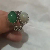 انگشتر دو نگین عتیقه