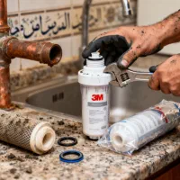 تعویض فیلتر تصفیه آب