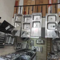 سینک ظرفشویی گرانیت و استیل. فانتزی نیمه فانتزی