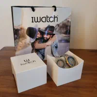 ساعت مچی عقربه‌ای ست زنانه و مردانه برند Iwatch