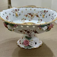 شکلات خوری گل برجسته چینی آنتیک