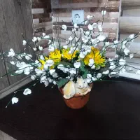 گلهای بلندر مدرن|گل مصنوعی|ارومیه, |دیوار