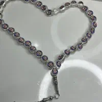 تسبیح رزینی ساخته شده با مو وعکس
