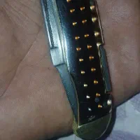 چاقو قدیمی دسته سندلوس بو دار تمیز