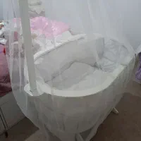 گهواره کنارتخت نوزادو تخت خواب تا۷..۸سالگی|اسباب و اثاث بچه|قرچک, شهرک گلها|دیوار