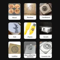 حکاکی و ایجاد لگو نقوش روی طلا نقره فلز چوب چرم و