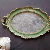 سینی کف دانتل|ظروف سرو و پذیرایی|مراغه, |دیوار