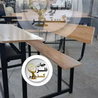 نیمکت مدارس دونفره پشتی دار،نیمکت مدرسه پشتی دار|صندلی و نیمکت|تهران, نعمتآباد|دیوار