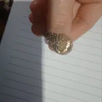 انگشتر نقره وسنگ سیترین