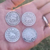 سکه نقره قاجاری عیار بالا