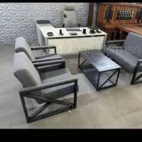 مبلمان* اداری پدرامی.و میز وسط لمسه|دفتر کار|ساوه, |دیوار