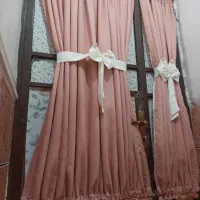 پرده در هال و حیاط خلوت