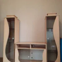 دو عدد میز tv یکی شیشه ای یکی mdfمدل پرستویی|میز تلویزیون|رشت, پل تالشان|دیوار