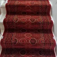 کناره/گلیم فرش فانتزی وینتیج پرتراکم حیدری