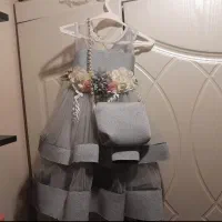 لباس مجلسی دخترانه تا ۷ سال