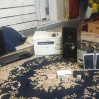 سیستم کامل کامپیوتر وپرینترو دی وی دی و غیره