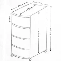 فایل ۴ کشو قفل دار|جاکفشی، کمد، دراور|اصفهان, طامه|دیوار