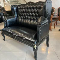 مبلمان کلاسیک اداری٪میزاریکا مبل کویین‌مشکی طلایی|دفتر کار|چهاردانگه (تهران), |دیوار
