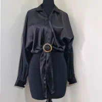 شومیز ساتن حلقه ای مجلسی خاص|لباس|قرچک, شهرک گلها|دیوار