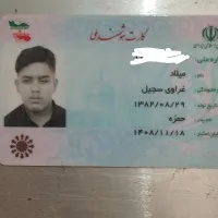 مدارک گم شده به نام میلاد غراوی سجیل.
