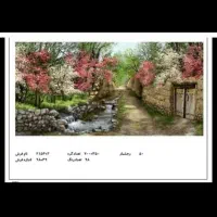 تابلو فرش کوچه باغ