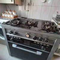 اجاق گاز صفحه شیشه ای ۵پنج شعله|اجاق گاز و لوازم برقی پخت‌وپز|محمدیه-قزوین, |دیوار