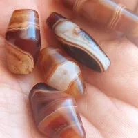 لول مهره کشیده عقیق اصل
