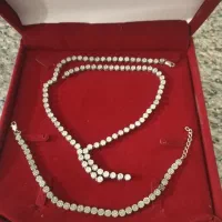 گردن بند و دست بند نقره