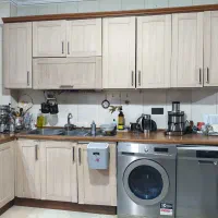 کابینت با گاز و هود و سینک