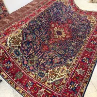 جفت فرش ۶ متری هریس سرمه ای