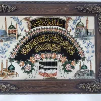 عتیقه قدیمی تابلو فرش دستبافت فروش یا معاوضه|تابلو فرش|مشهد, کوی سیدی|دیوار