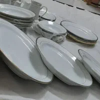 سرویس ۶ نفره غذاخوری چینی اصل|ظروف سرو و پذیرایی|اهواز, فاز ۲ پادادشهر|دیوار