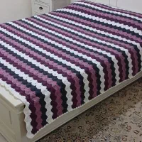 پتو روتختی قلاب بافی|رختخواب، بالش، پتو|اهواز, کوروش|دیوار
