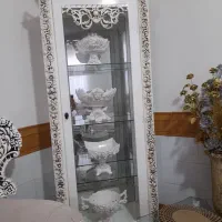 بوفه و ساعت ایستاده|بوفه، ویترین، کنسول|تاکستان, |دیوار