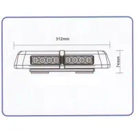 چراغ گردان آهن ربایی سیار دو طرفه LED|فروشگاه و مغازه|رشت, منظریه|دیوار