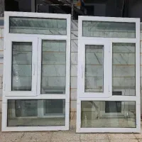 ۲ عدد پنجره pvc در حد نو (96×175)
