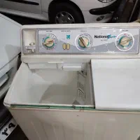 لباسشویی دو قلو ناسیونال بسیار تمیز