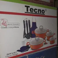سرویس تفلون سرامیکی عالی تکنو اصلی کره