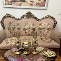 مبل استیل سلطنتی ۶ مبله نو‌|مبلمان خانگی و میز عسلی|تهران, ولنجک|دیوار